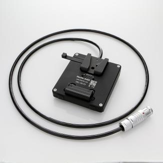 Akkuplatte mit festem Kabelausgang, V-Mount → Alexa Classic