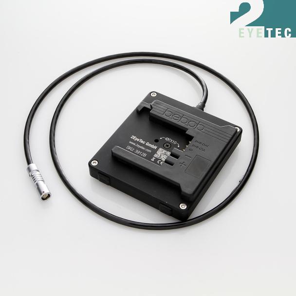 Akkuplatte mit festem Kabelausgang, B-Mount → RS 3pin, Kabelkupplung
