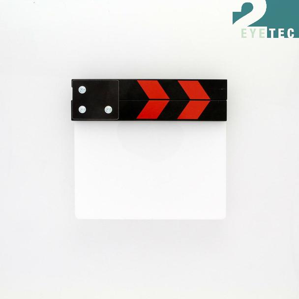 schwarz/rot, blank