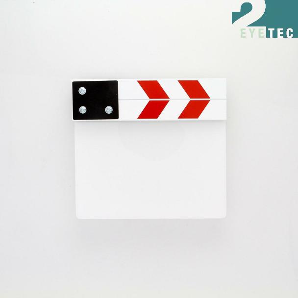 weiß/rot, blank