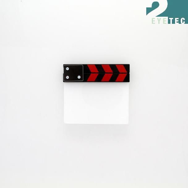 schwarz/rot, blank