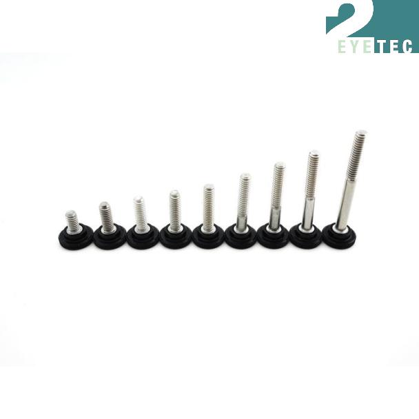 Set – 2 x Schraube ¼-20 UNC mit Rändelknopf „Teradek“