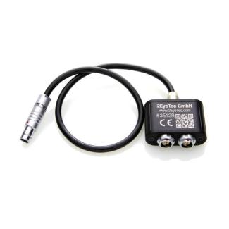 DC Verteiler 2fach (RS 3pin), festes Kabel mit verschiedenen Steckern