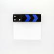 schwarz/blau, blank