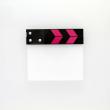 schwarz/pink, blank