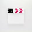 weiß/pink, blank