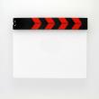 schwarz/rot, blank
