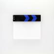 schwarz/blau, blank