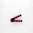 schwarz/pink