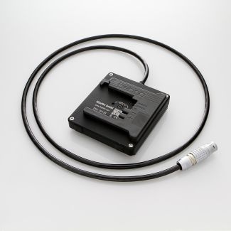 Battery Plate with fixed Cable, B-Mount